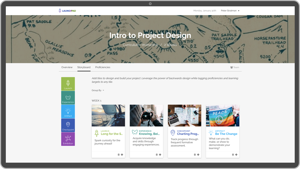 LaunchPad Project Screenshot